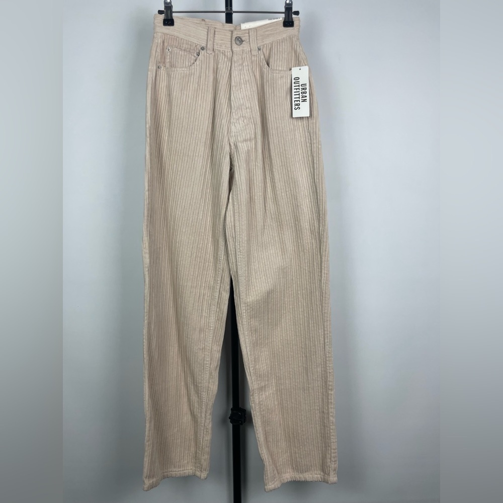 Urban Outfitters BDGโ Tan Corduroy Baggy High Rise Pants